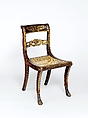 Side Chair, Attributed to the Workshop of Duncan Phyfe (American (born Scotland), near Lock Fannich, Ross-Shire, Scotland 1768/1770–1854 New York), Cherry, American